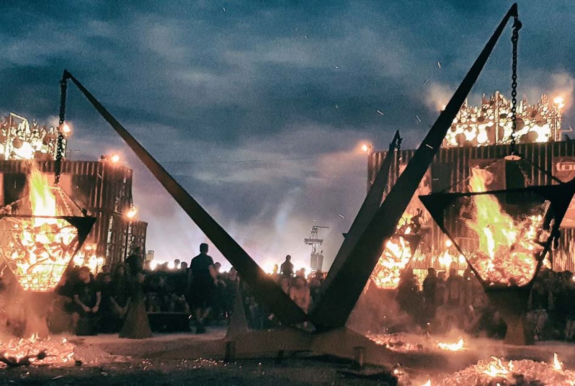 pyramide de feu Madneom Hellfest 2019