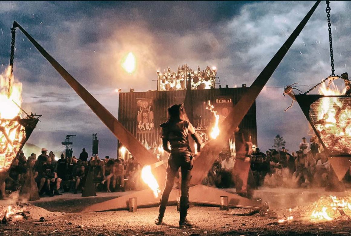 pyramide de feu Madneom Hellfest 2019 Sandrine Gaudart Pyros