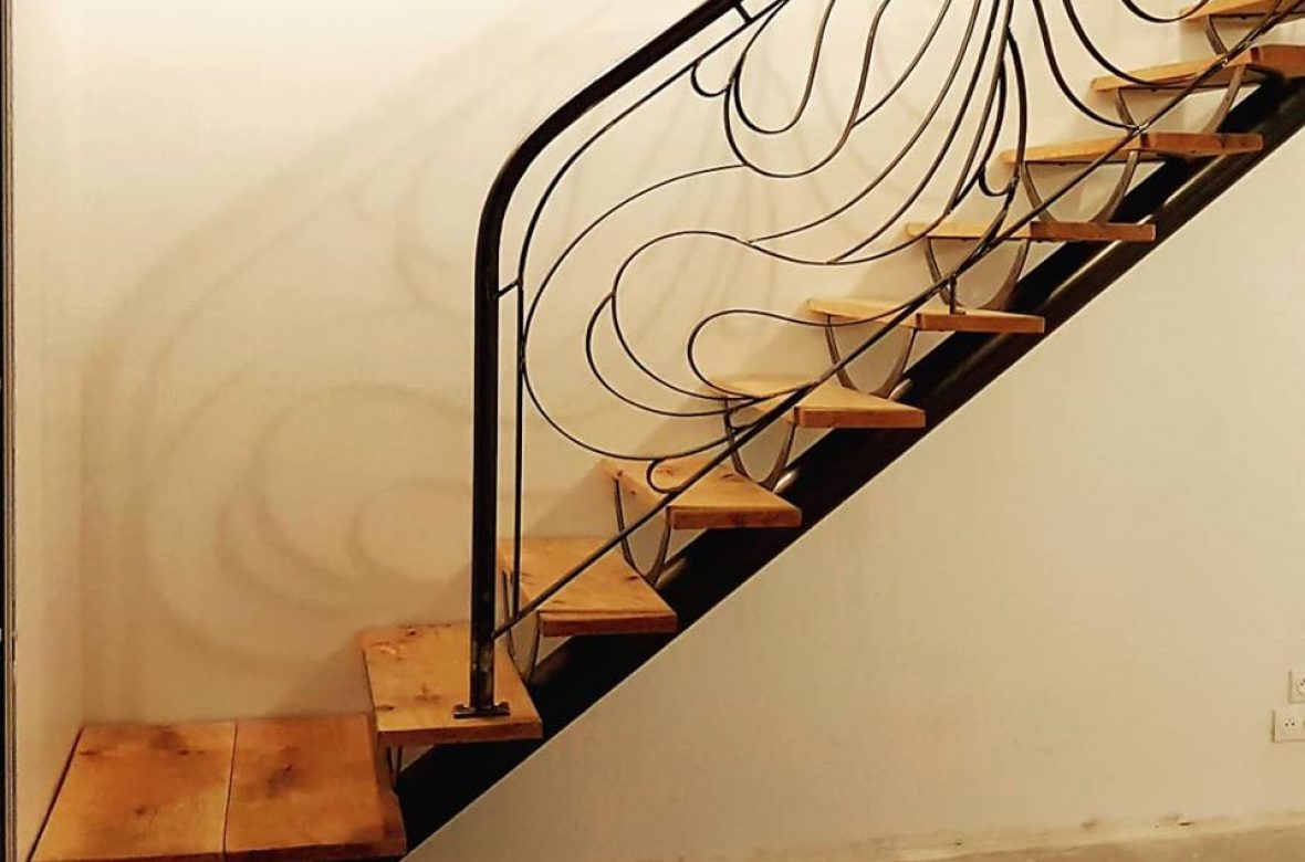 escalier metal chêne madneom 2019